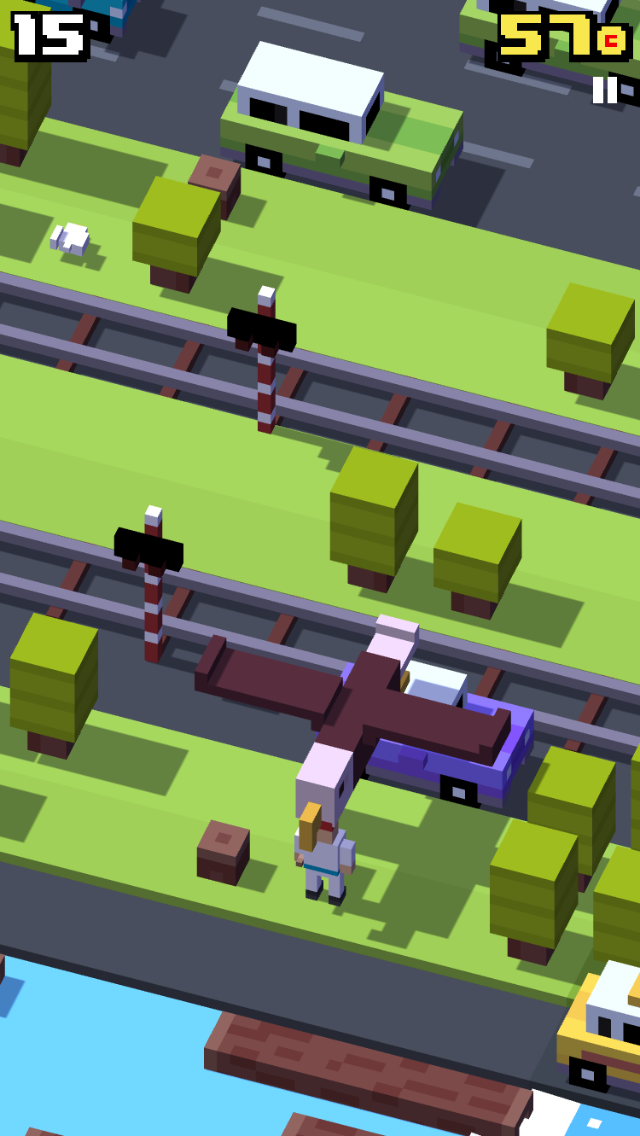 道路を渡り続けて世界記録を目指すゲーム【クロッシーロード(CROSSY ROAD)】の魅力とは？ ことがらし